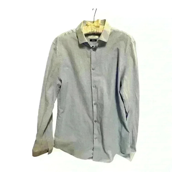 Gianni Versace Men’s Sky Blue Italian Made Dress Shirt, size 41 - Picture 7 of 7